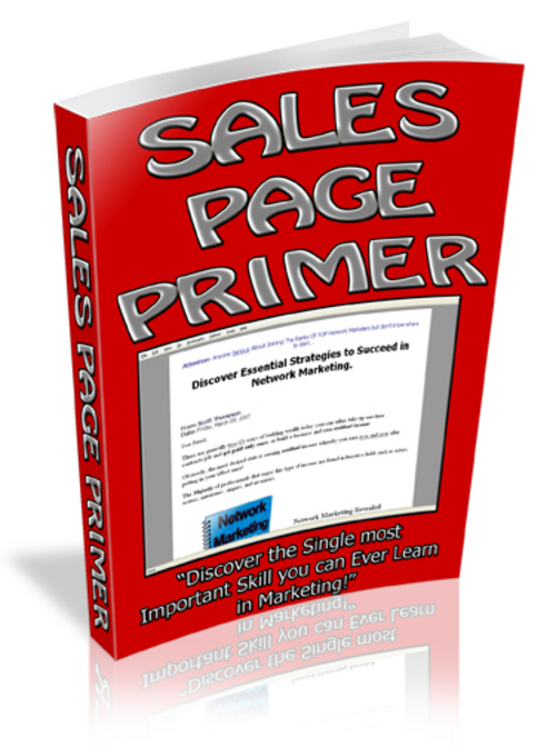 Product picture Sales Page Primer 